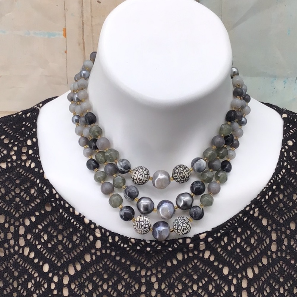 Costume Pearls 3 Strands